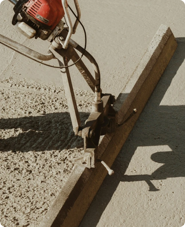 Concrete lifting contractor at work