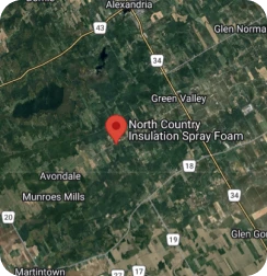 North Country Insulation service area map
